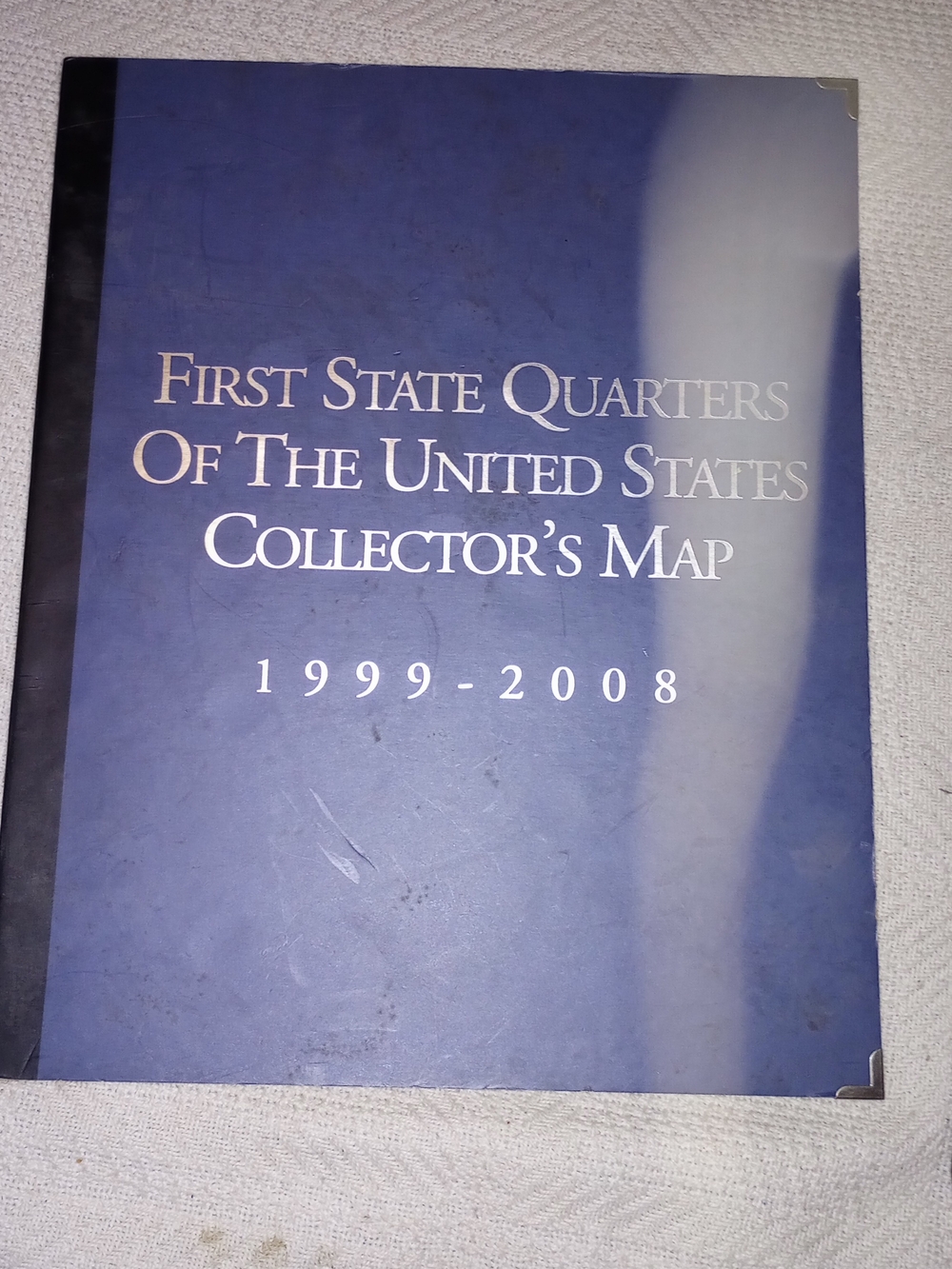 First State Quarters Collector's Map 1999-2008 - Blue Cover